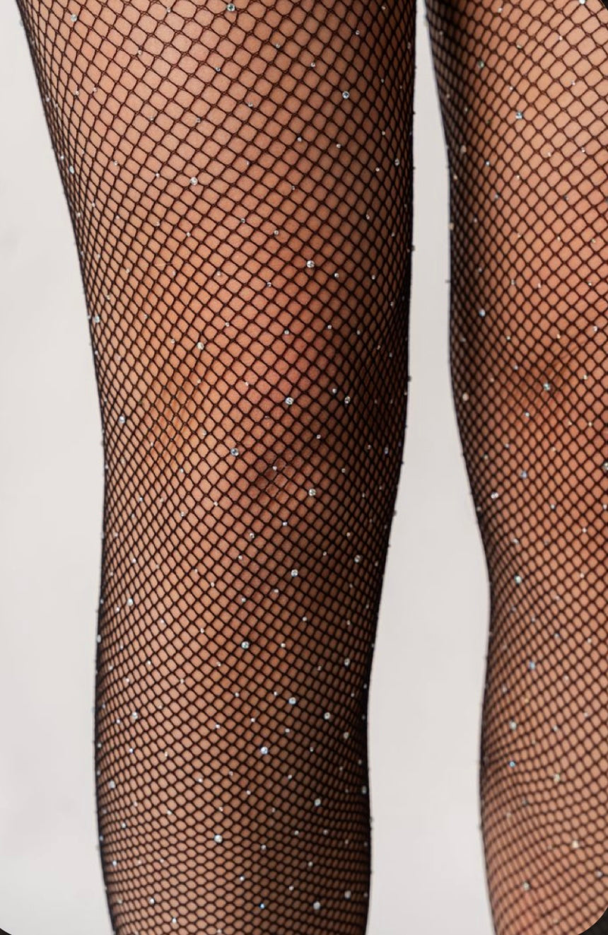 Rhinestone Tights