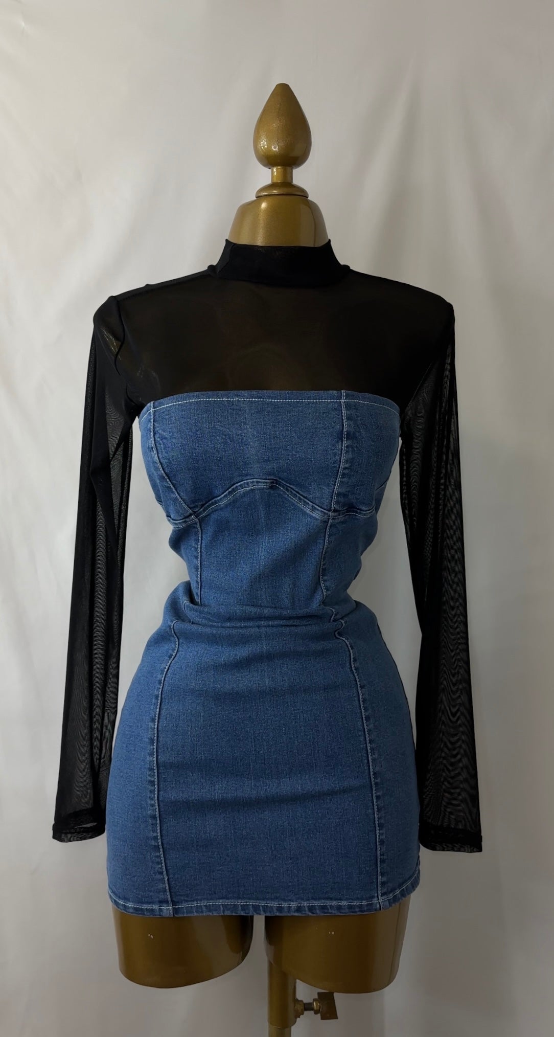 Mini Denim Dress