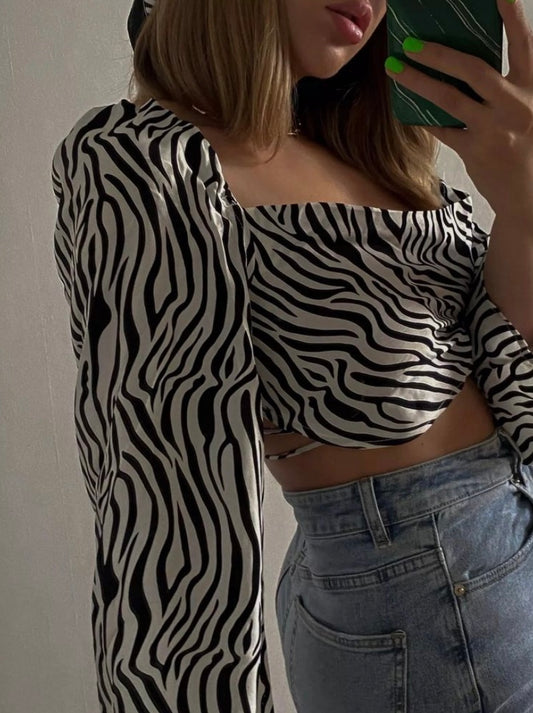 Zebra Top